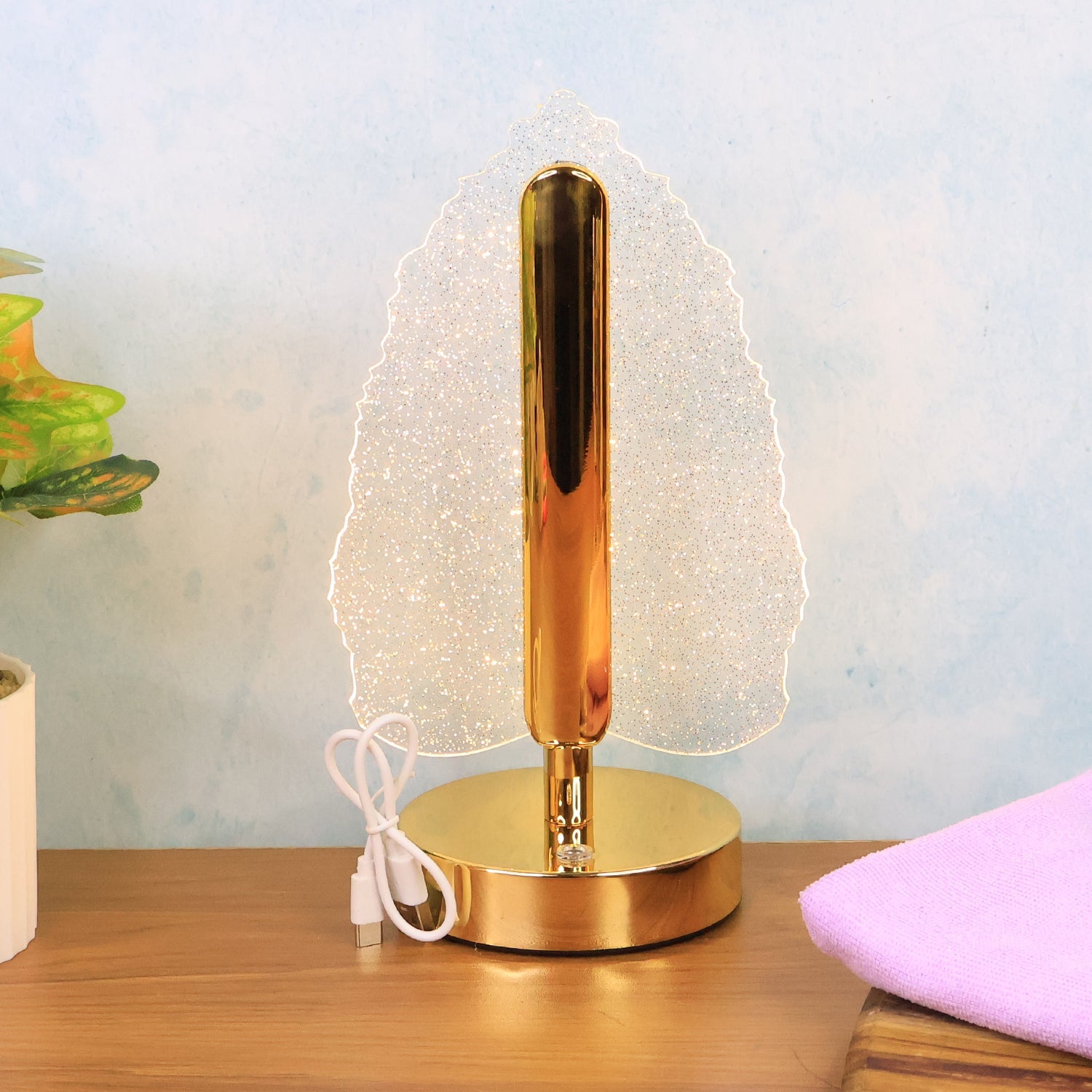 Premium LED Crystal Table Lamp with USB Power Premium LED Crystal Table Lamp with USB Power
